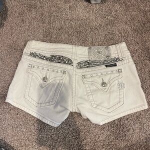 Y2K Miss Me mini shorts